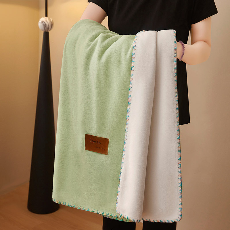 Mantras de cachemira de oficina gruesa mantas de siesta mantas de lana de coral mantas de aire acondicionado sofá mantas de capa para cama