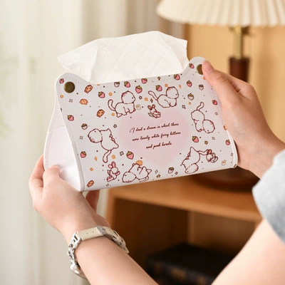 Car tissue box/set room, creative dining room, cartoon