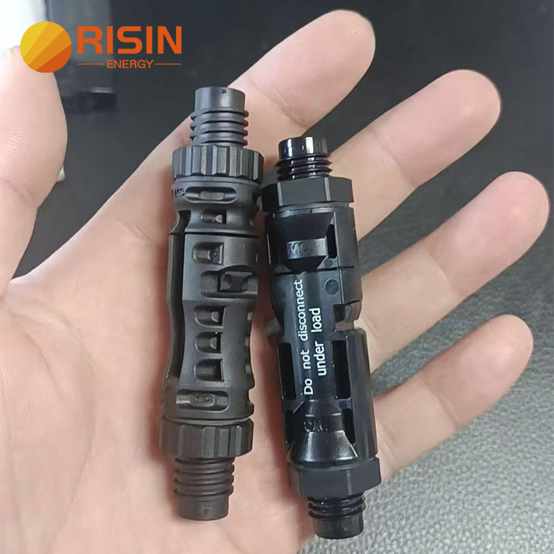 原装TUV UL认证 1000V 1500V太阳能连接器线端 面板端防水接头