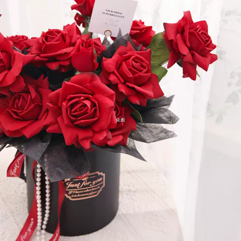 Bag, box, flower shop, internet celebrity, bouquet, DIY