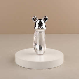 2.5g异形波浪纹小熊唇釉管腮红高光液带小孔唇部精华厂家包材批发