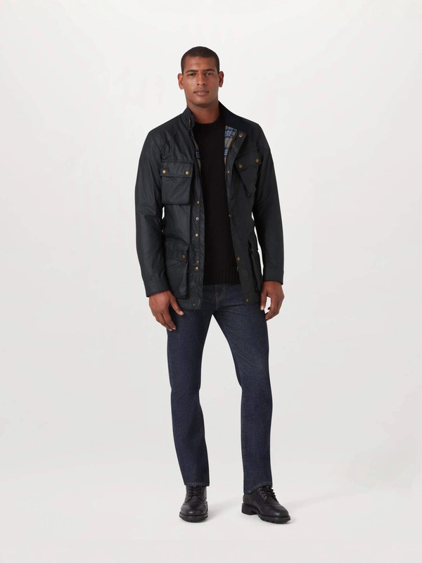 Independent Site Amazon Cross-Border Button Zipper Workwear Pocket Belt Long-Sleeved Plaid Lining Workwear Jacket