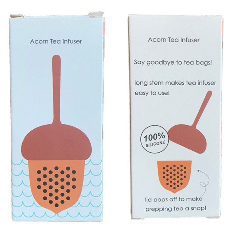 Bellota mini colador de té de silicona colador de té nuevo colador de té de cono de pino fabricante de té de silicona fabricante de té