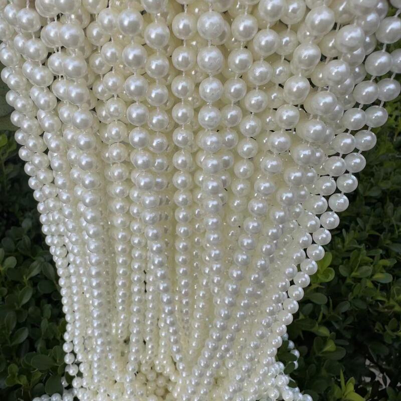 Imitation Pearl Line Beaded Wedding Pearl Decoration Pearl String DIY Wedding Site Props Bead String Bead Chain Bead Curtain