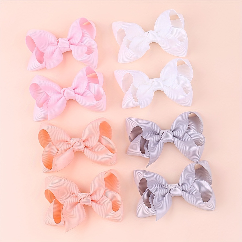 Explosiones transfronterizas clip de cabello para niños multicolor flores de arco de arco clip de boca de pato nuevo caliente venden pequeños clipes de cabello fabricantes al por mayor