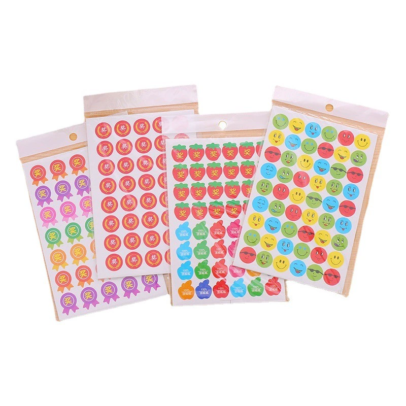 Вознаграждение учителя в классе Студент мультяшная поощрочная наклейка Детская Наклейка для детского сада маленький красный цветок наклейка