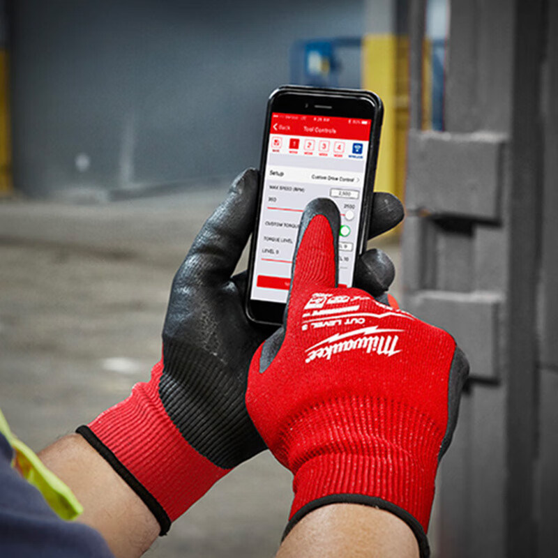 Mivochi Mivochi 48-22-8932 Guantes de protección contra cortes de grado 3 - tamaño L
