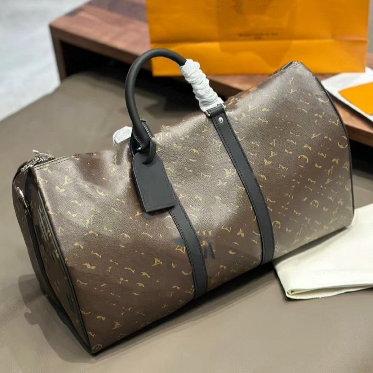 Louis Vuitton Keepall Bandouliere 55 Monogram Macassar