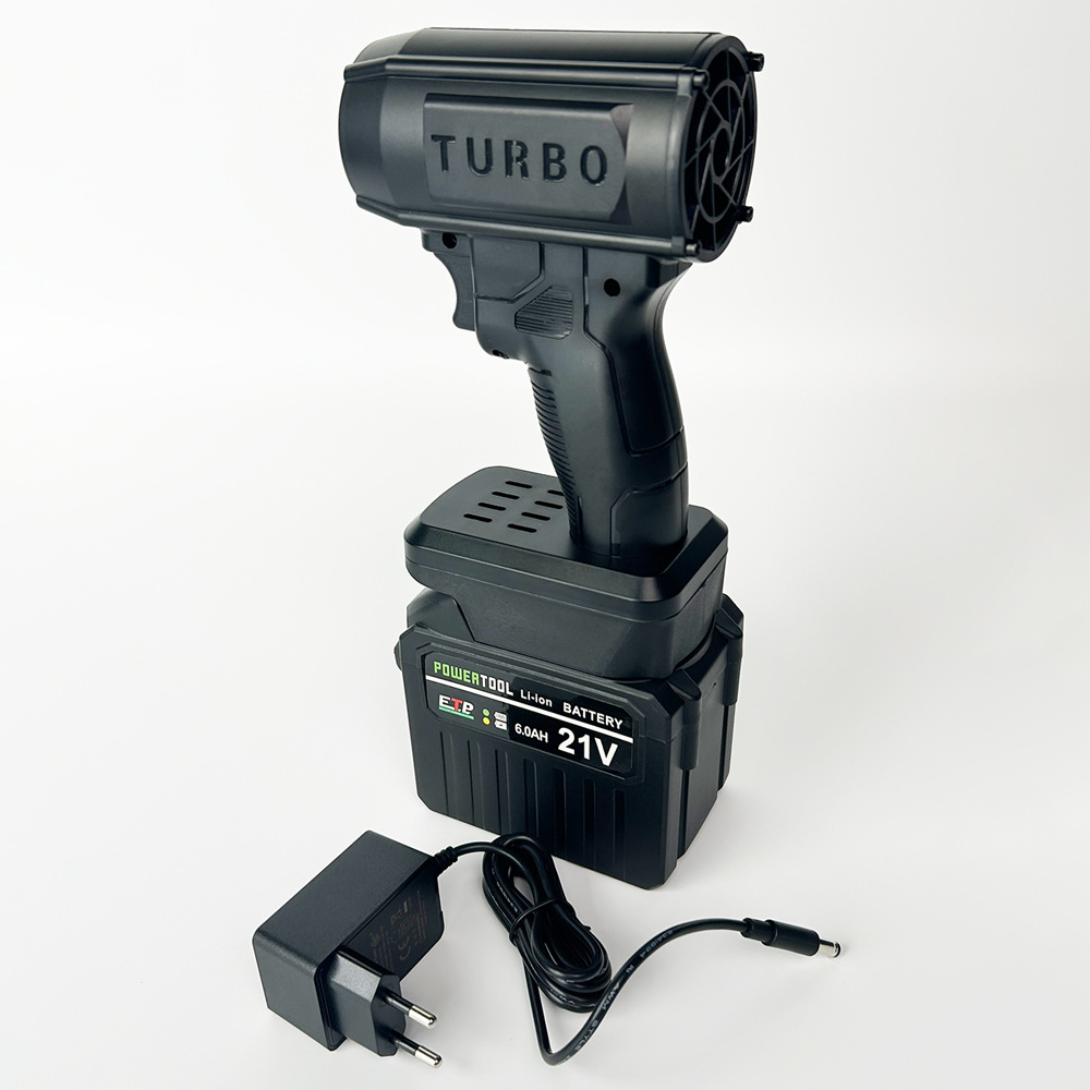 50 ventilador sin escobillas de canal de alta velocidad de mano, lavado de autos, remoción de nieve, eliminación de polvo, soplado de cenizas, turbinas, ventilador de violencia, batería reemplazable