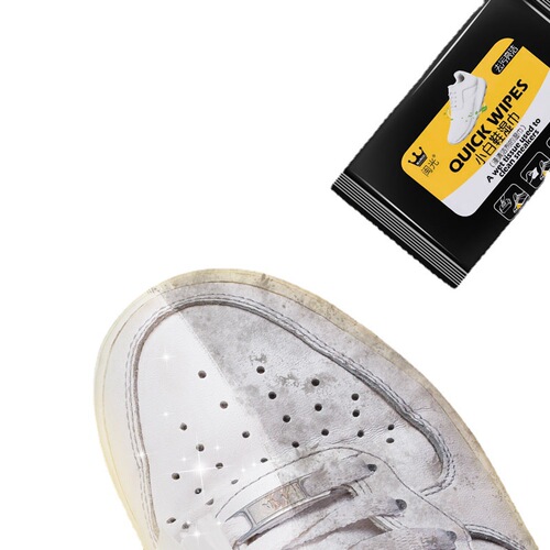 Single-use shoe cleaning wet wipes for yellowing and stain removal, shoe cleaning cloth, small white shoe cleaning ball, shoe cleaning magic, portable wet wipes