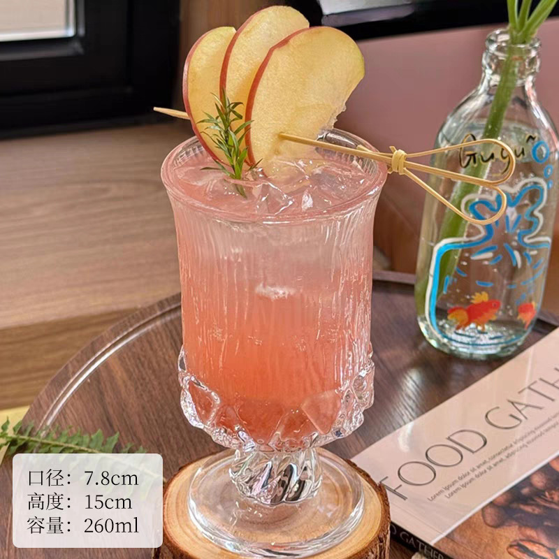 インスタイルインターネットセレブジュースカップガラスミルクティーカップドリンクカップドリンクカップカクテルカップフルーツティーカップ|undefined