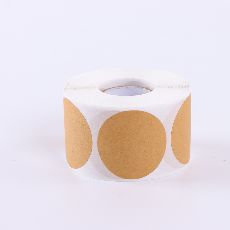 크래프트 종이 원형 3.8cm*500