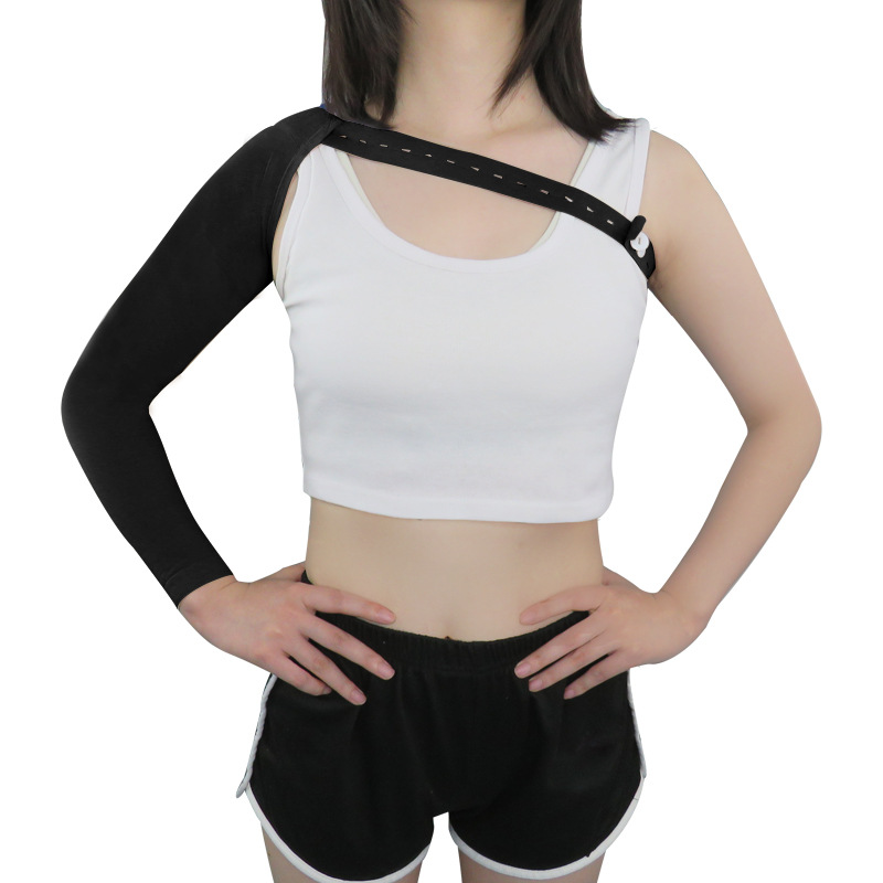 Ventas directas transfronterizas de la fábrica con cordón linfa clasificación médico brazo guardia recortada tejido elástico transpirable en stock