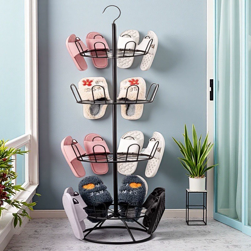 Многофункциональная сушилка для обуви, вращающаяся, многоярусная, напольная, для дома, балкона, улицы, с возможностью использования как подставка для тапочек
