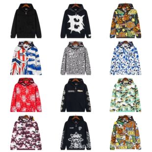 26SS�羳�W�����^Zip Hoodie��ͨ��ĸӡ������Bñ�l��ѝ�Բ�
