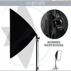 直播間柔光箱補光燈 單燈頭攝影箱專業室內攝影燈燈泡套裝1件代發