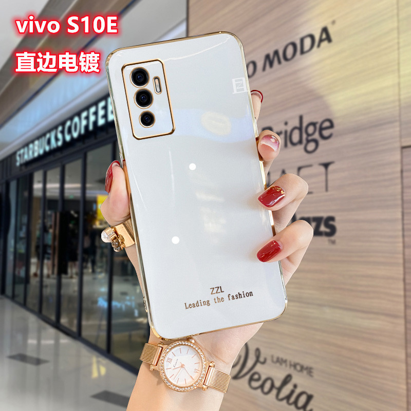 For Vivos 10e mobile phone case S10E lens all-inclusive straight-edge electroplated soft case S10 ice protection case For Vivos 10e mobile phone case S10E lens all-inclusive straight-edge electroplated soft case S10 ice protection case