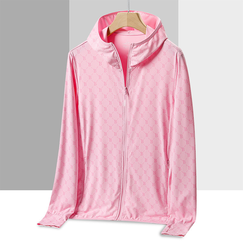 New Summer Thin Sun Protection Clothing Men's Fishing Ice Silk Quick-drying Couple's Skin Windbreaker Sportswear Charge Jacket Men's