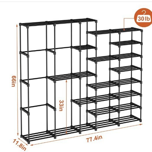 5열 조합 랙 198*30.5*168cm 총중량 5.5kg/세트