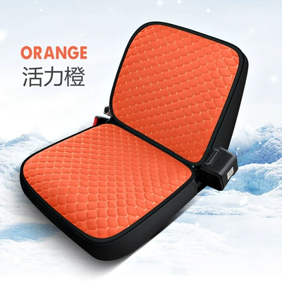 vehicle general warm short plush – Wool pad - vibrant-orange