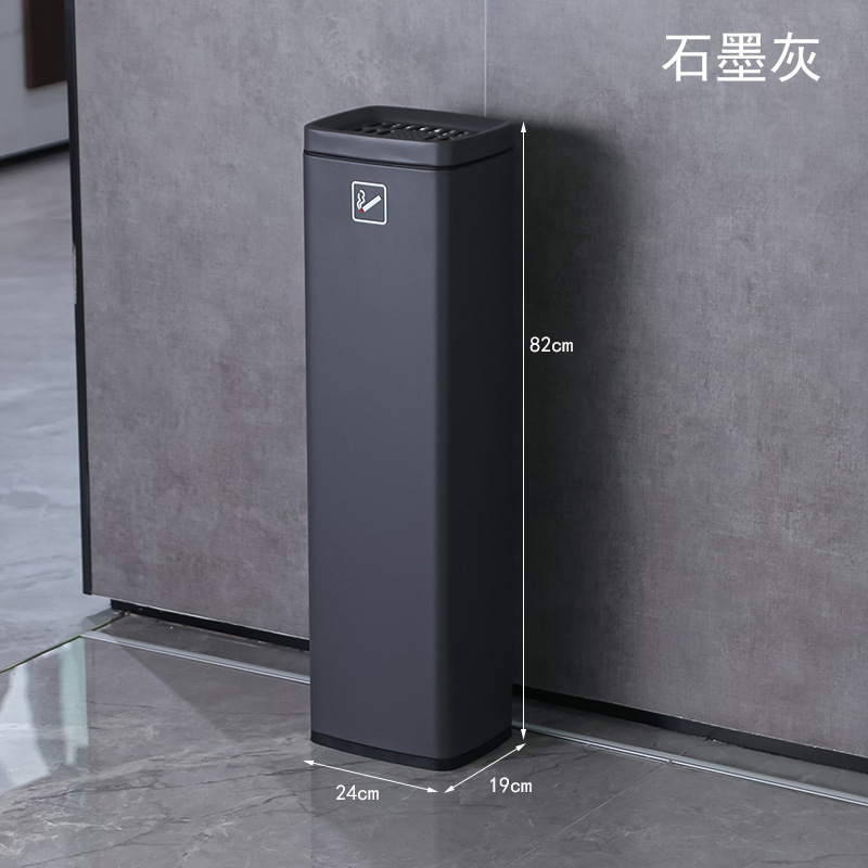 ステンレス立式ロビーエレベーターの口が煙を消して床に落ちた縦型灰皿商用ホテルのゴミ箱灰皿|undefined