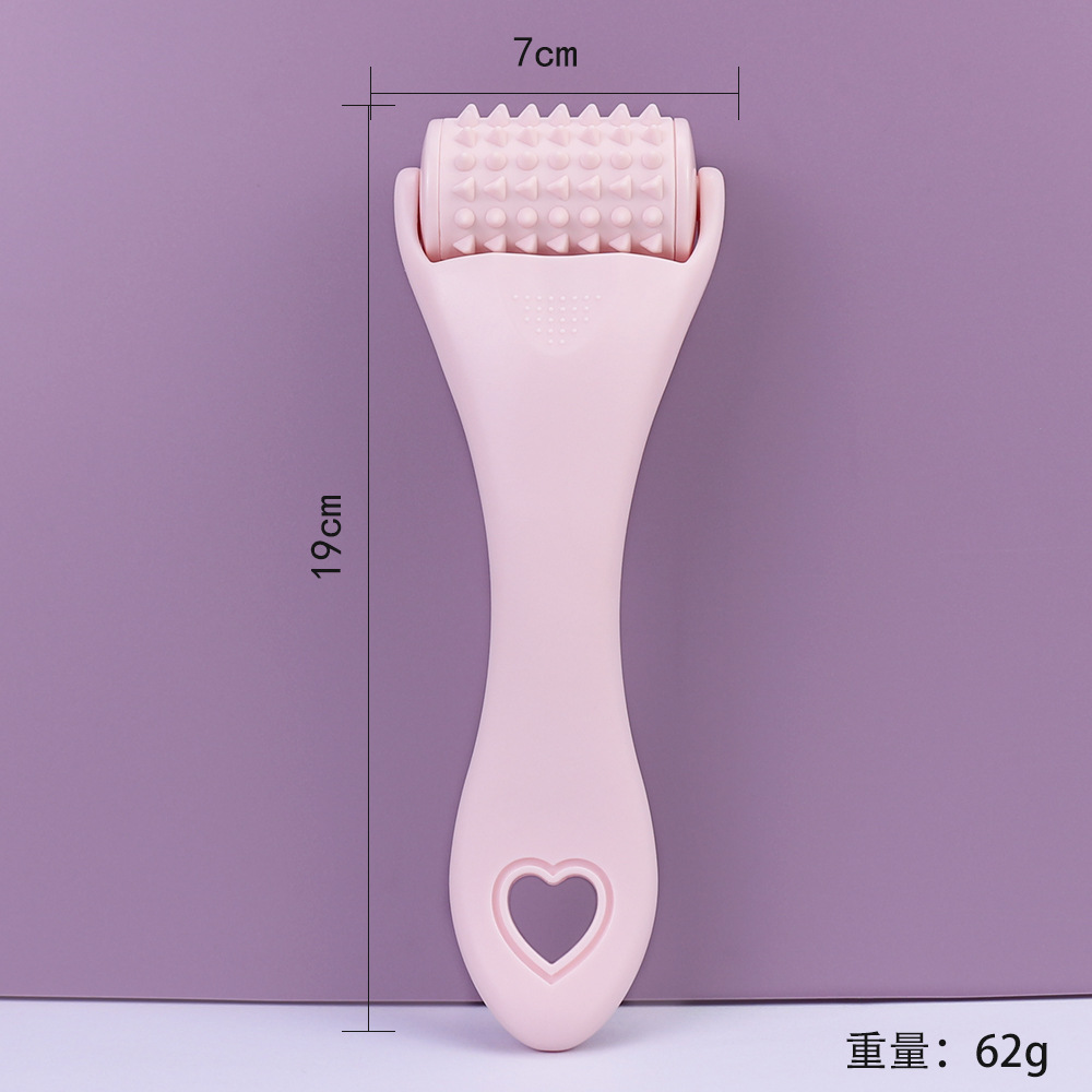 Masajeador facial transfronterizo rodillo de elevación rodillo de masaje guía herramienta de cuidado de belleza rodillo de masaje de silicona