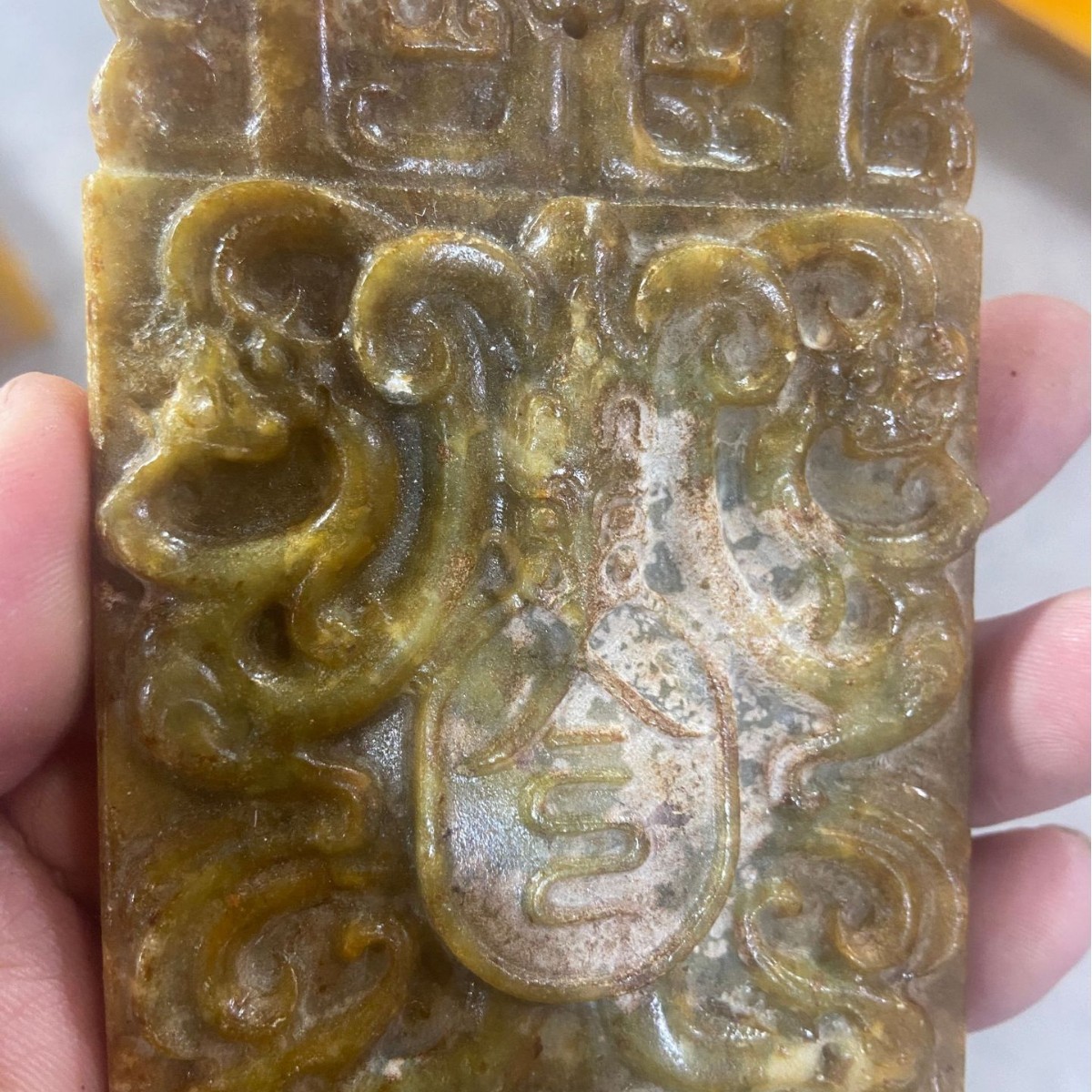 대형 용과 봉황 카드