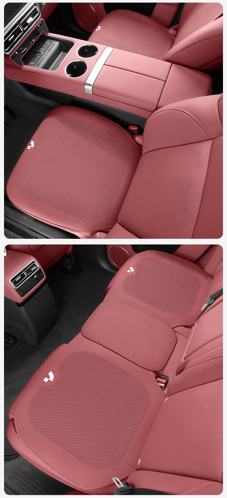 Suitable for Jiyue 01/07 Thin Breathable Seat Cushion, Universal Seat Cover for All Seasons, Car Interior Accessories