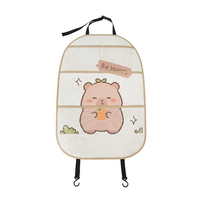 Car Seat Back Anti-Kick Pad Chair back anti-kick pad - long-grass-dolphin-large-anti-kick-pad