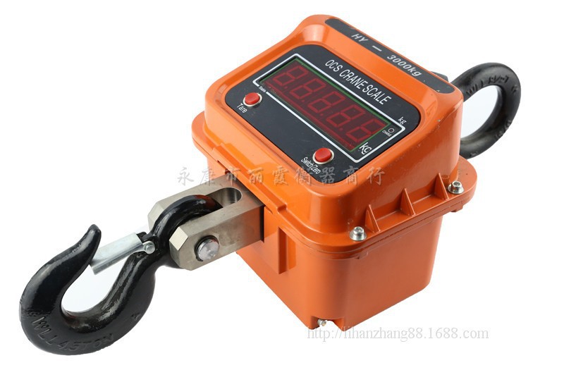 出口直销挂秤电子称工业起重器OCS电子吊秤高精度称吨吊秤1/2/3t