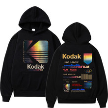 速卖通潮牌Polychrome Kodak 帽衫运动衫 男女打印套头衫卫衣