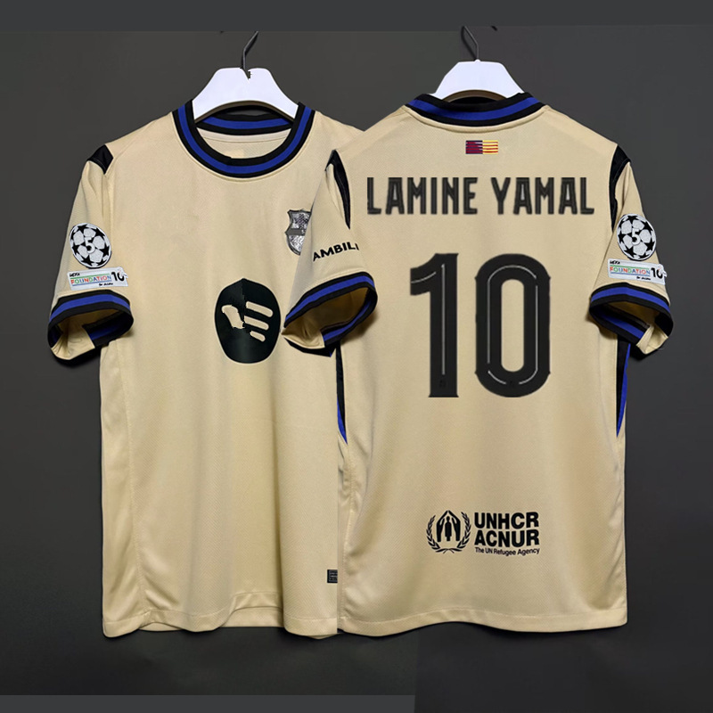 2526 camiseta de fútbol de La Liga, estrella del Real Madrid, Mbappé Vinicius, la misma camiseta impresa número mayorista transfronterizo