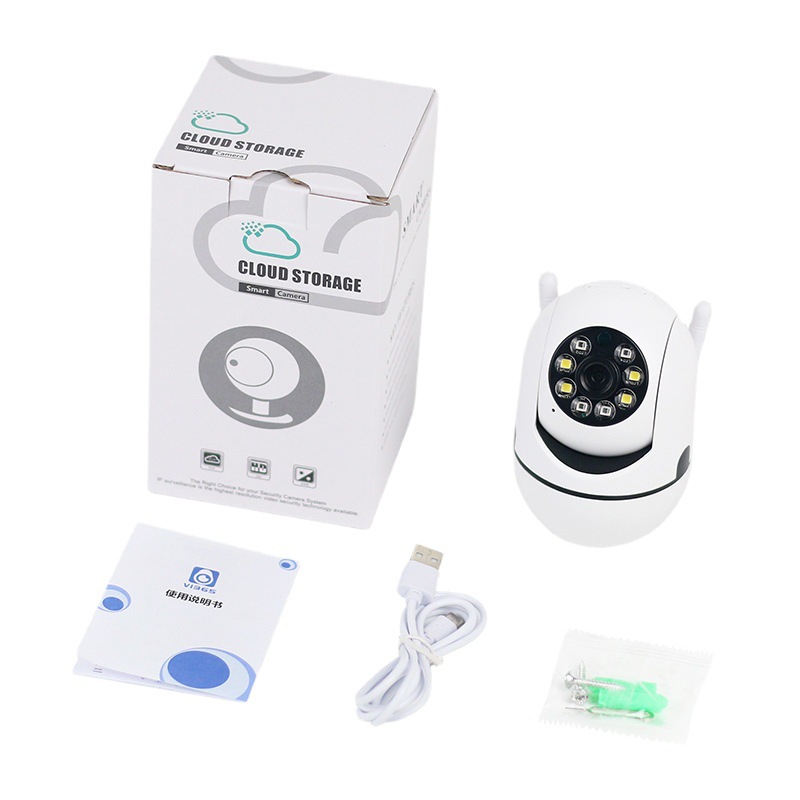A7 cámara de vigilancia inalámbrica 360 grados de intercomunicación 1080p cámara de seguridad para el hogar cámara de visión nocturna HD remoto