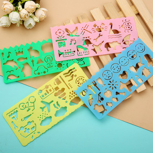 Kaleidoscope drawing template ruler diy drawing ruler geometric animal pattern template ruler children drawing ruler