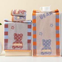 小毛巾儿童洗脸纯棉卡通加厚柔软不掉毛婴童全棉幼儿园小号毛巾