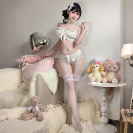 性感情趣内衣纯欲蕾丝套装可爱女仆露胸惹火制服免脱套装2930