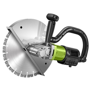 Bingwang monolithic slotting machine brushless high-power cutting machine reinforced concrete cement cutting artifact ground push bracket