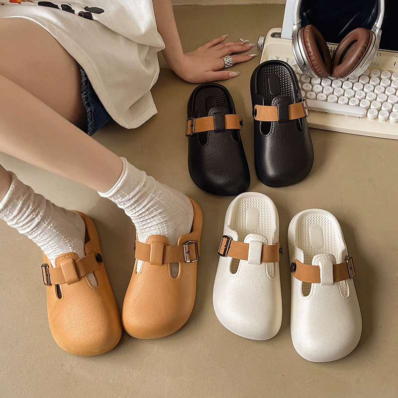 2023 Новый Баотоу Половина шлепанцы женщины носят летом