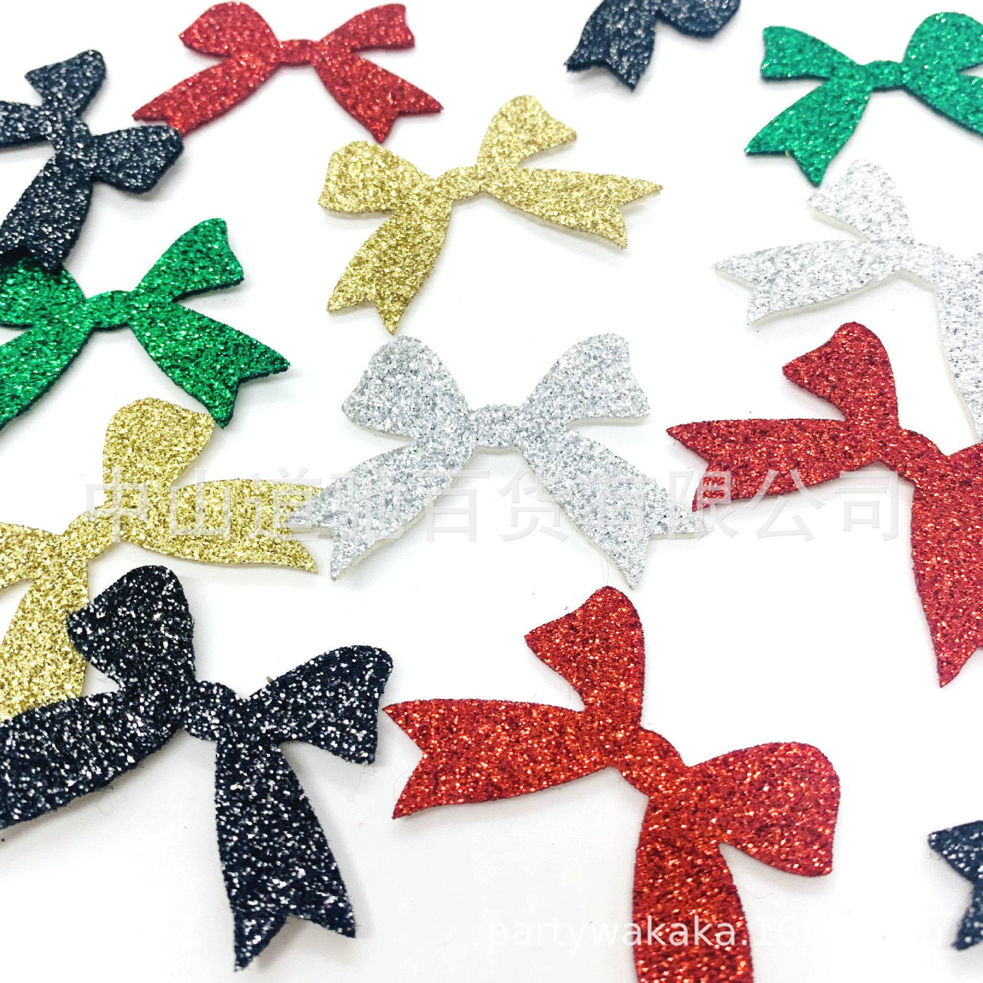 Non-woven accessories with bow handmade