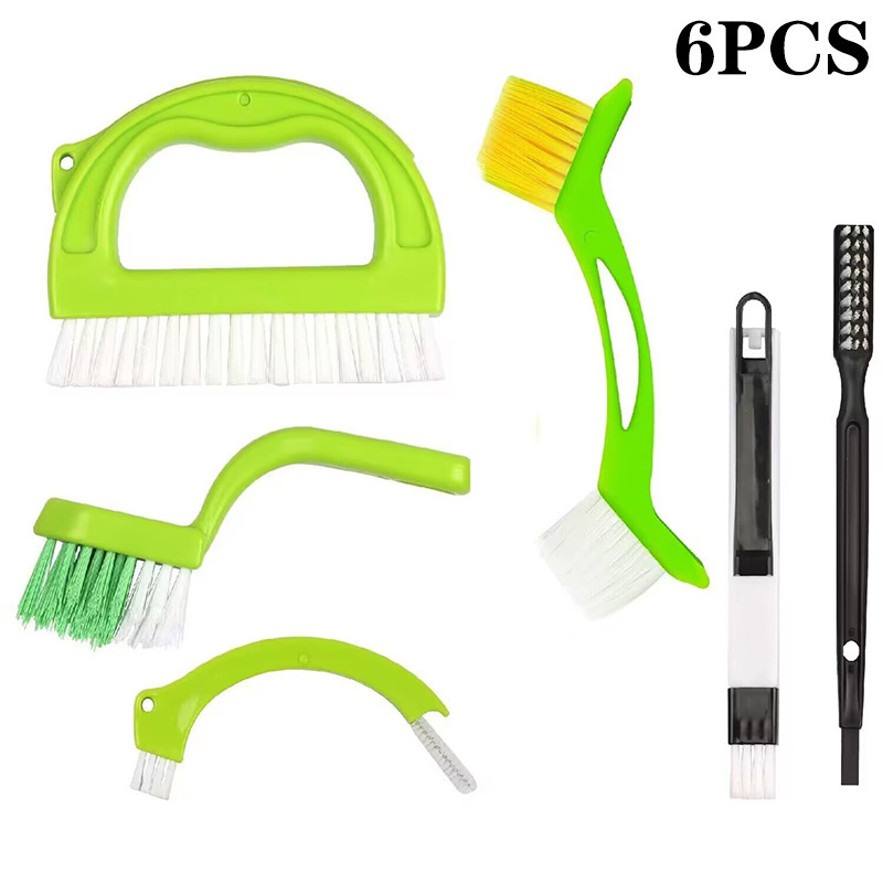 Cross-border 6-piece grouting cleaning brush nylon brush tile joint 6 in 1 cleaning brush tank slurry brush tile gap cleaning Cross-border 6-piece grouting cleaning brush nylon brush tile joint 6 in 1 cleaning brush tank slurry brush tile gap cleaning