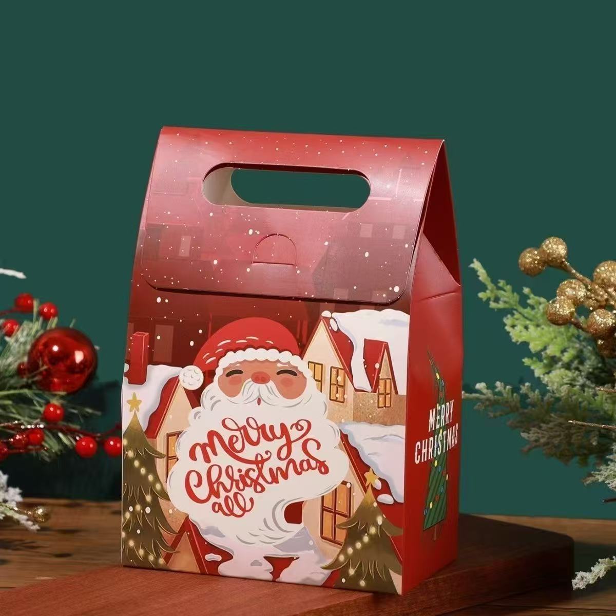 Papá Noel; cartón blanco; tamaño pequeño 10 * 6 * 15