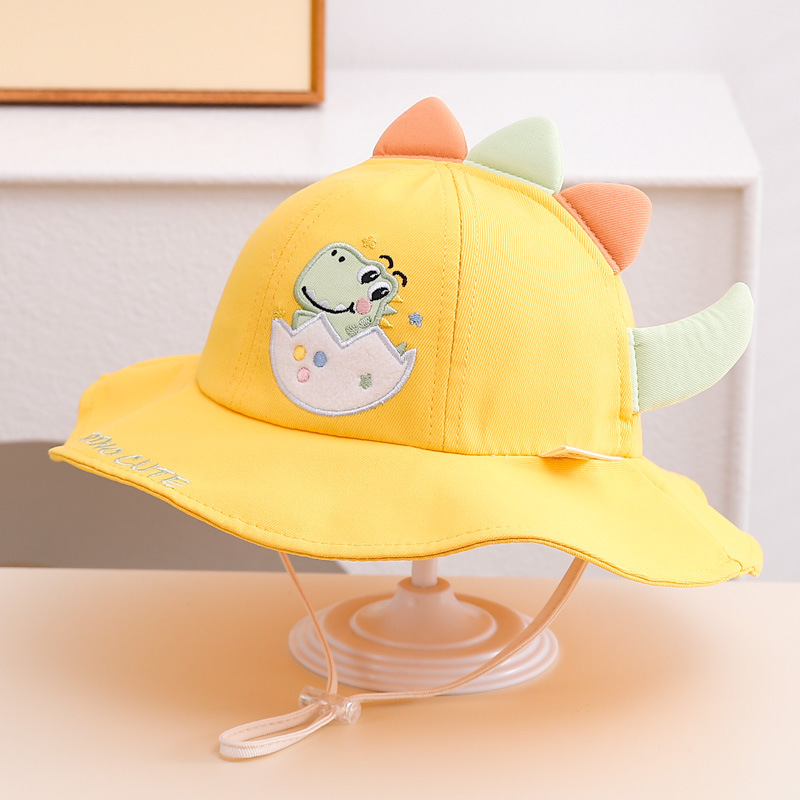 Sombrero para bebés primavera y otoño delgado lindo super pequeño mes de edad pescador sombrero universal sombrero para bebés de dibujos animados