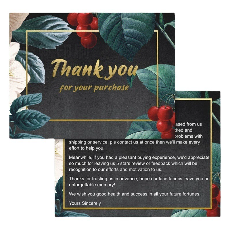 Европейская тропическая зеленая растительная карта лист спасибо письмо Подарочный пакет купон AliExpress внешней торговли карта сообщения