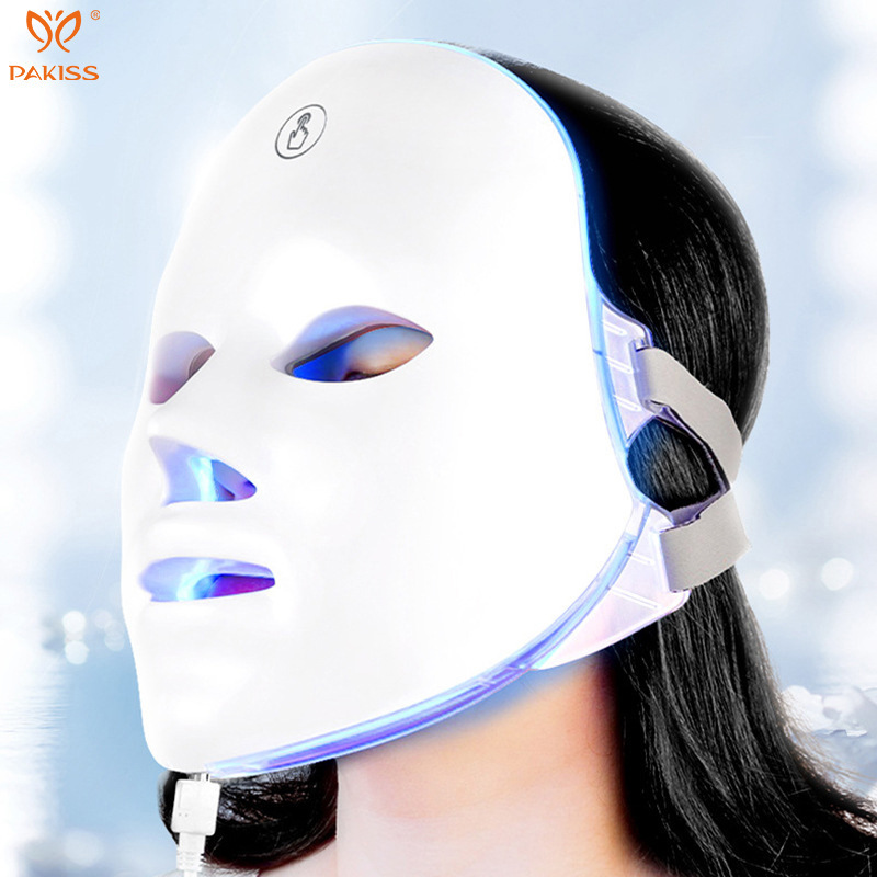 クロスボーダー美容マスク七色カラー光分光器光子若肌マスク家庭用ledマスク美容器|undefined