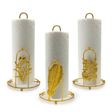 hellokitty卷纸架立式餐巾架厨房金属吸油纸保鲜膜卷纸座收纳架