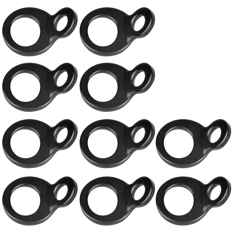 Black O-ring tie anchor hook suitable for garage workshop truck trailer golf cart hook accessories Black O-ring tie anchor hook suitable for garage workshop truck trailer golf cart hook accessories