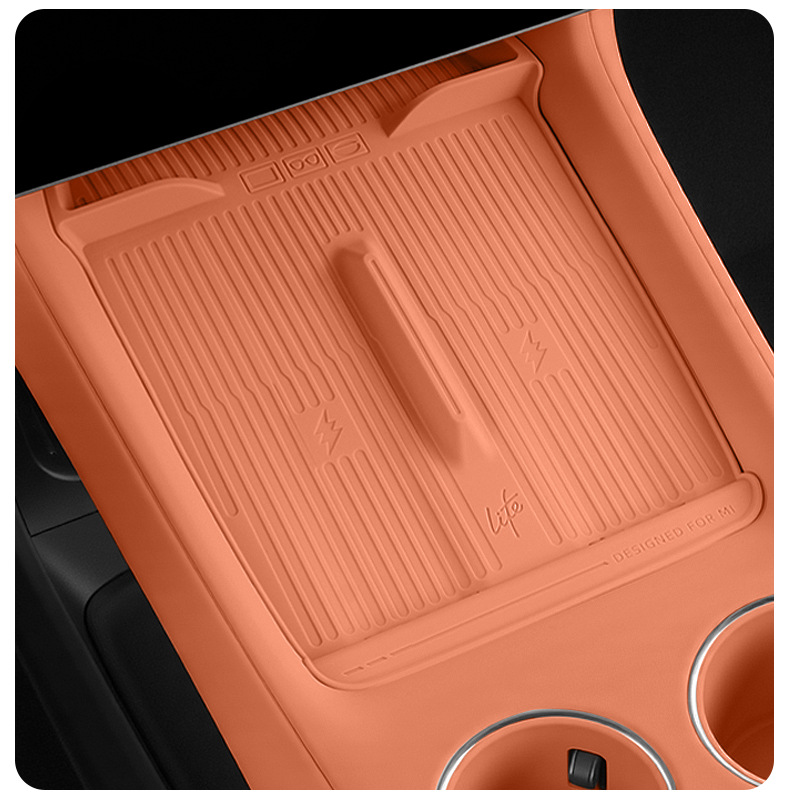 Suitable for Xiaomi Yu7 Central Control Water Coaster Wireless Charging Pad Car Central Control Anti-Slip Protective Cup Cover Storage Accessories