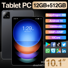 厂家批发现货跨境爆款2024新10.1寸平板电脑Pad6S