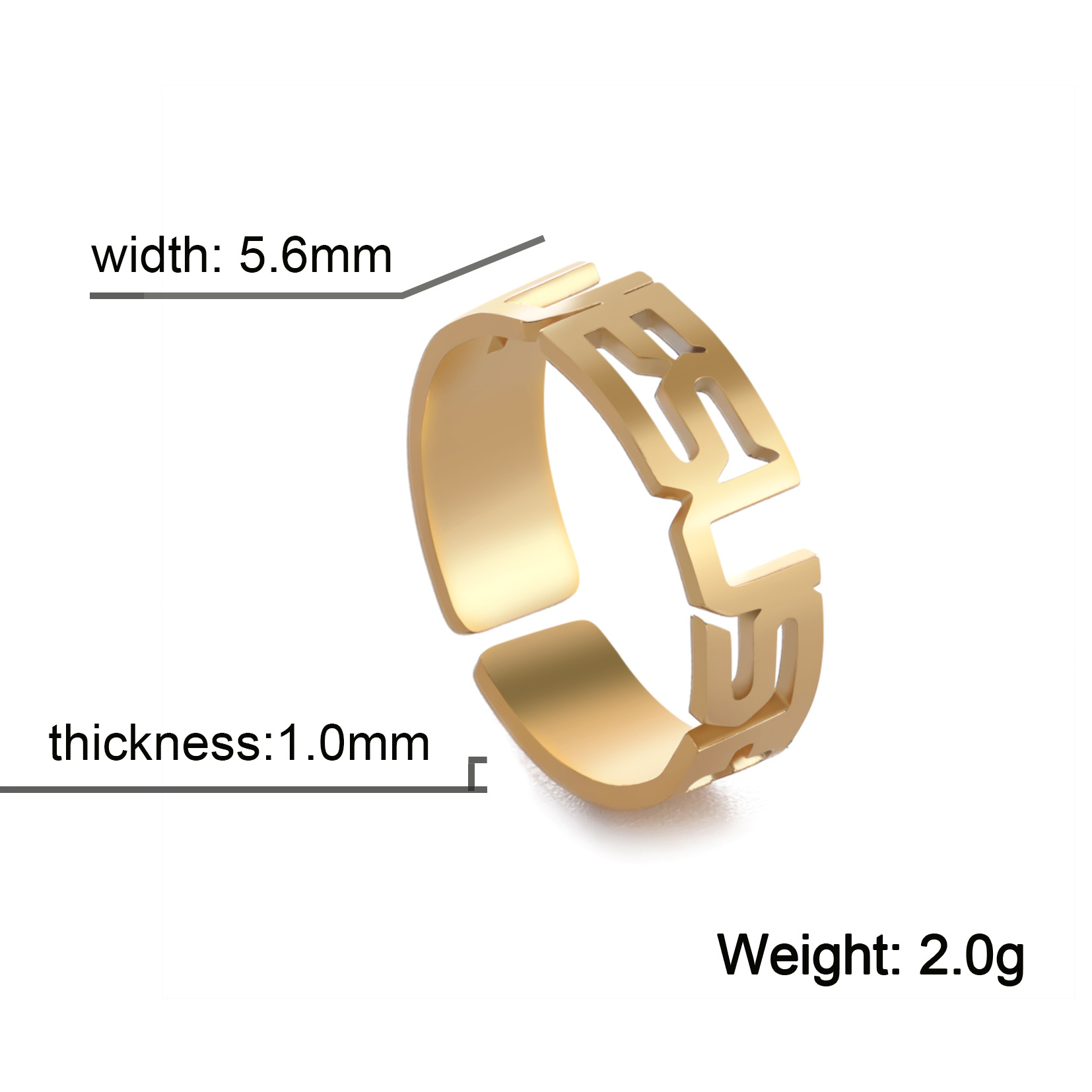 Title 1, Personalized Design Titanium Steel Cut Letters ...