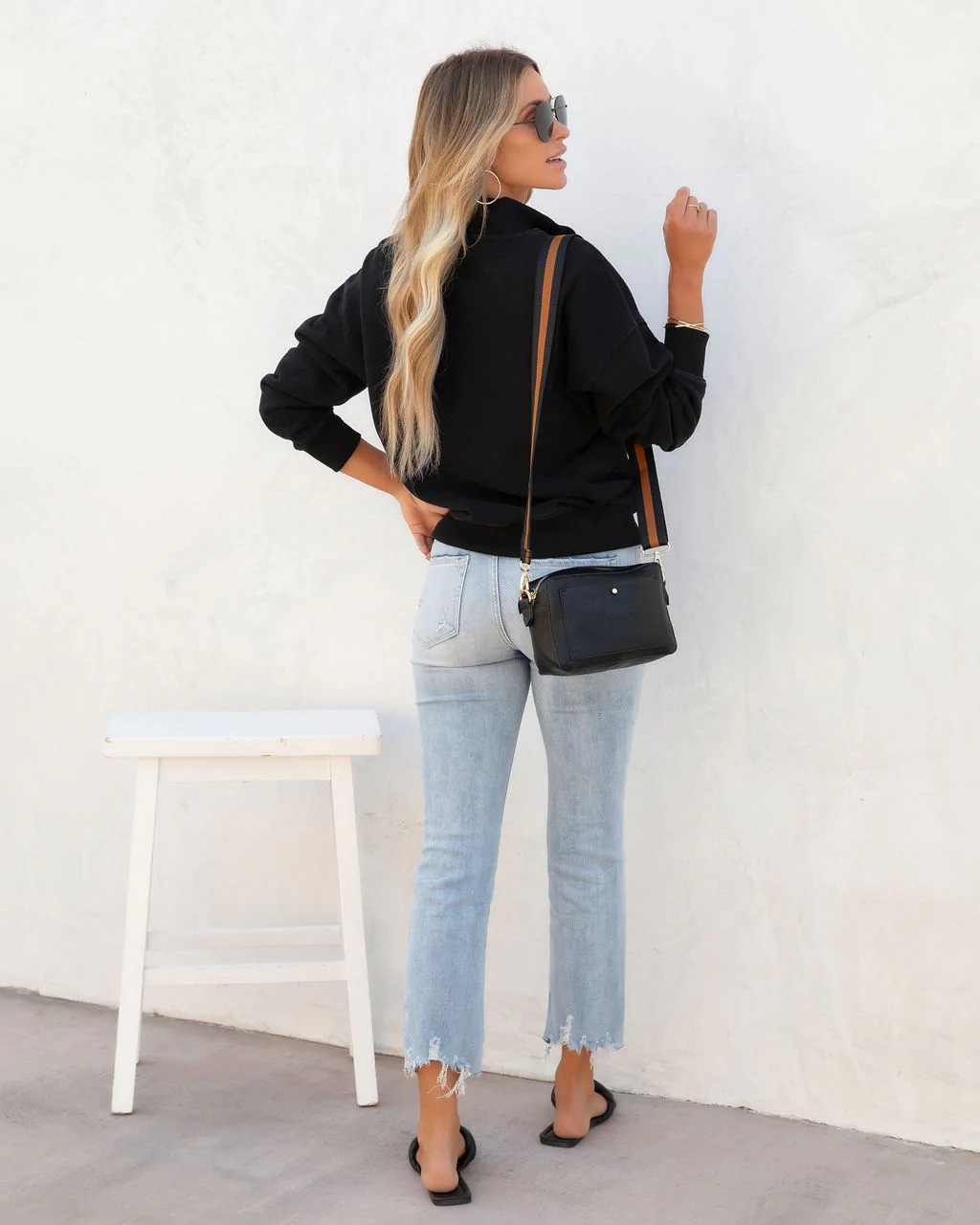 Solid Color Women's Pullover Sweater